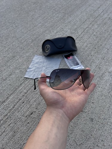 Ray-Ban RB3211 Aviator Sonnenbrille Schwarz – Unisex mit Etui & Reinigungstuch