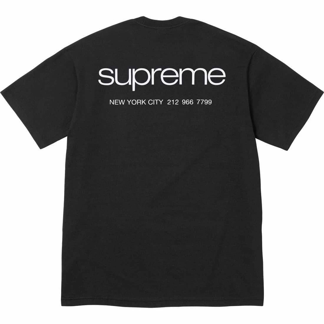 T shirt noir Supreme Nyc taille L 23FW Supreme NYC noir