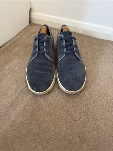 Ecco Men's Collin 2.0 Sneaker Blue Suede UK 10 EU 44 - Picture 2 of 9