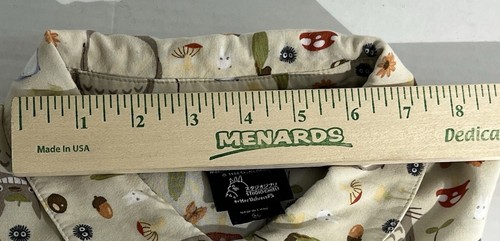 Her Universe My Neighbor TOTORO' Rayon Casual Button Down Shirt Size . S/M - Picture 12 of 12