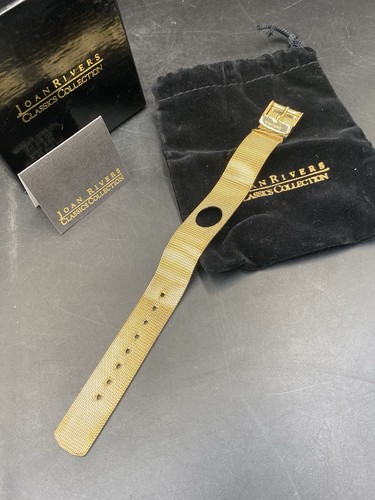 Joan Rivers Gold Tone Mesh Watch Band Never Used - Picture 6 of 6