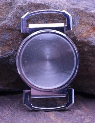 SWISS NOS MEN'S STAINLESS STEEL CASE 26.3x42.7mm 17mm LUG (EB)