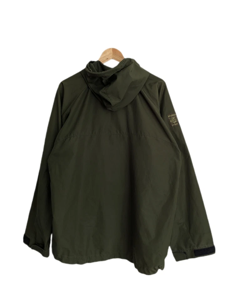 Paramo Mens Jacket SIZE LARGE Nikwax Windbreaker Hiking Hooded Khaki Green Coat - Image 2 of 4
