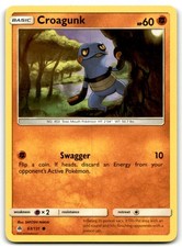 2018 Sun & Moon - Forbidden Light Pokemon TCG Card #63 Croagunk