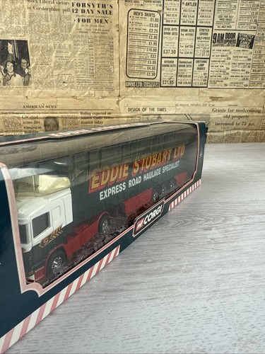 Corgi Classics - Eddie Stobart Ltd -59503 Scania Curtainside Trailer Boxed - Picture 4 of 4