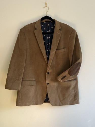 Chaqueta Abrigo Deportivo Lauren Ralph Lauren Pana Parche en el Codo Marrón Para Hombre Talla 48L - Imagen 3 de 14