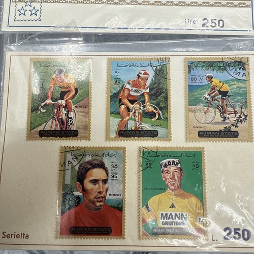 B405 Vintage Briefmarken Konvolut Arabisch Italienisch Lire Sammler Neu - Picture 2 of 10