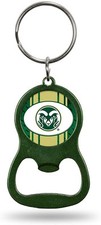Colorado State University Rams Metal Bottle Opener Keychain, Team Color