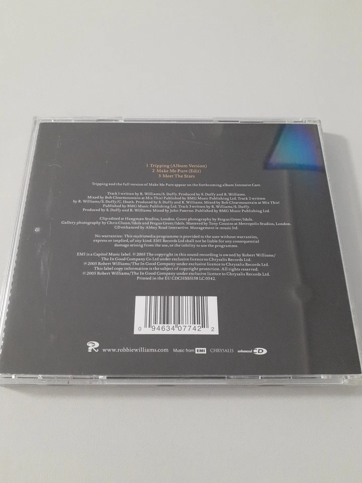 CD Maxi Single - Robbie Williams - Tripping - enhanced - Bild 3 von 4