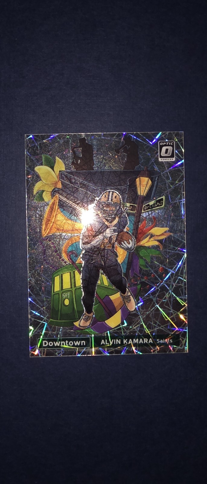 2021 Panini Donruss Optic Football Alvin Kamara Downtown No. DT-22