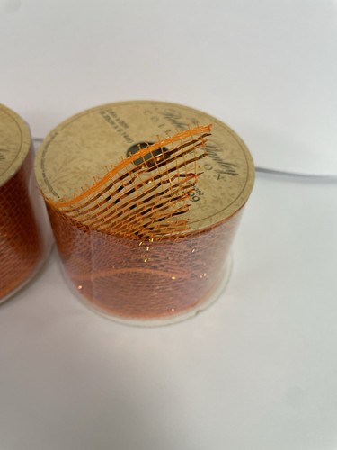 2 Robert Stanley Collection Shiny Orange Ribbon - 2.5”X30 Feet - Picture 8 of 24