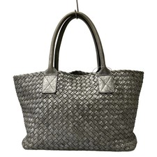Used Bottega Veneta Hippo Pm Tote Bag Limited Edition / To 150 Pieces Silver Lea