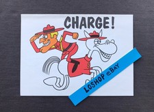 DUDLEY DO-RIGHT vintage original photo greeting card JAY WARD Animation HORSE