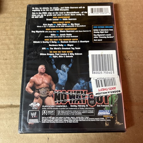 WWE No Way Out 2004 SEALED DVD Eddie Guerrero Brock Lesnar Kurt Angle John Cena - Picture 3 of 3