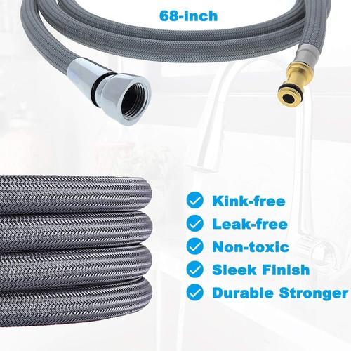 Moen 150259 Pull Down Hose Kit - 68-Inch Quick Connect Reflex Hose for Kitchen F - Bild 2 von 5