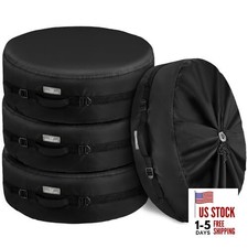 Seasonal Tire Cover - Spare Tire Bag with Handle, Heavy Duty Winter Wheel