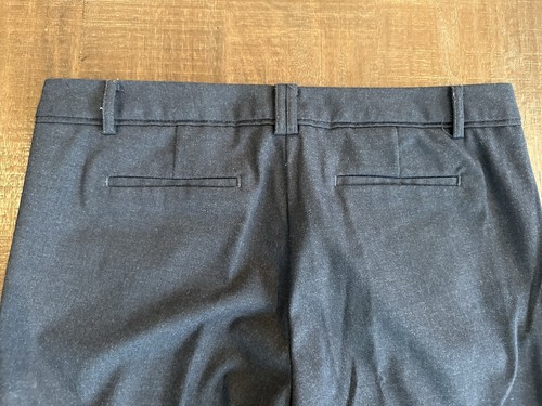 Worthington Low Rise Slim Fit Size 12 Navy Chambray Bootcut Dress Pants - Picture 6 of 6