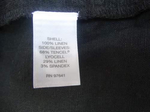 J. Jill LINEN PURE JILL Size Petite LARGE Swing Dress, short sleeve, side panels - Picture 4 of 7