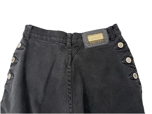Vintage Lawman Western Womens jeans Size 5/6 High Side Button Excellent Cond - Picture 8 of 20