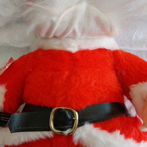 Vtg Original Rushton Rubber Face Santa with Coca Cola Bottle White Boots 17.5" - Picture 16 of 19
