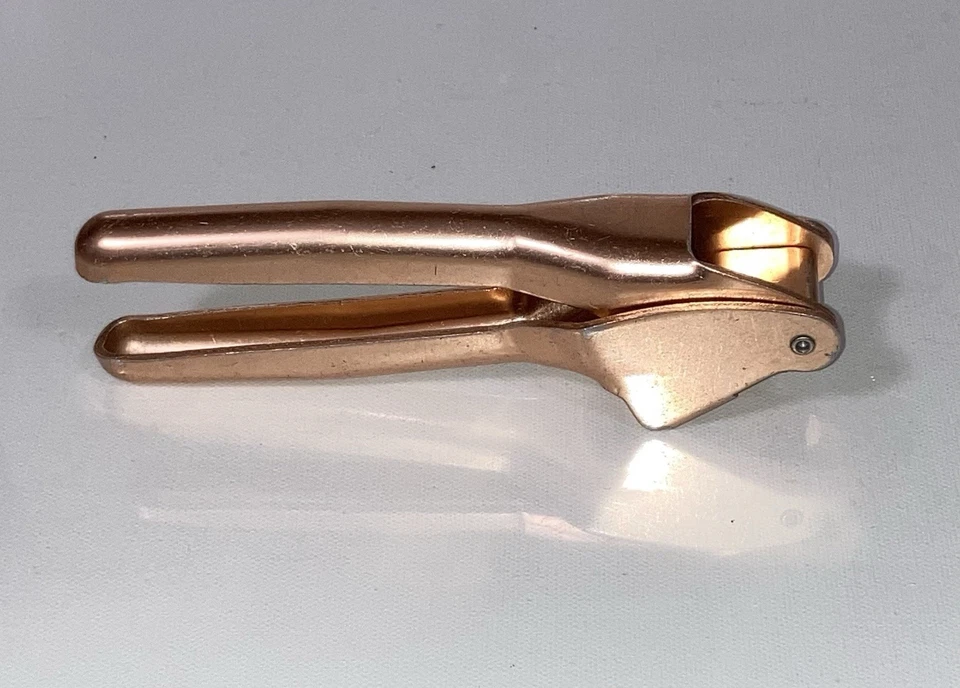Vintage Flavor Makor Copper Color Garlic Press - Image 3 of 4