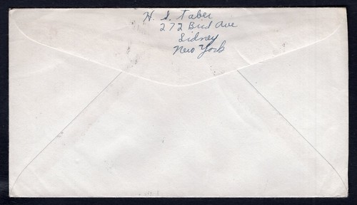 USA 1945 FDC Cover. FRD. Roosevelt 2c Plate Block. Cachet - Picture 2 of 2