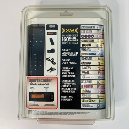 Receptor de radio satelital XM Sportscaster NUEVO con kit de coche - Imagen 2 de 6
