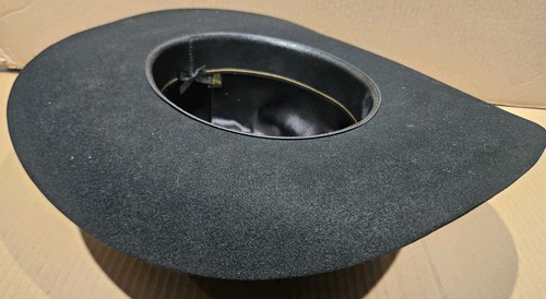 Vintage STETSON Cowboyhut 7-3/8 schwarz 4X Fell gefilzt hergestellt in den USA PBR Rodeo Westsern - Bild 13 von 24