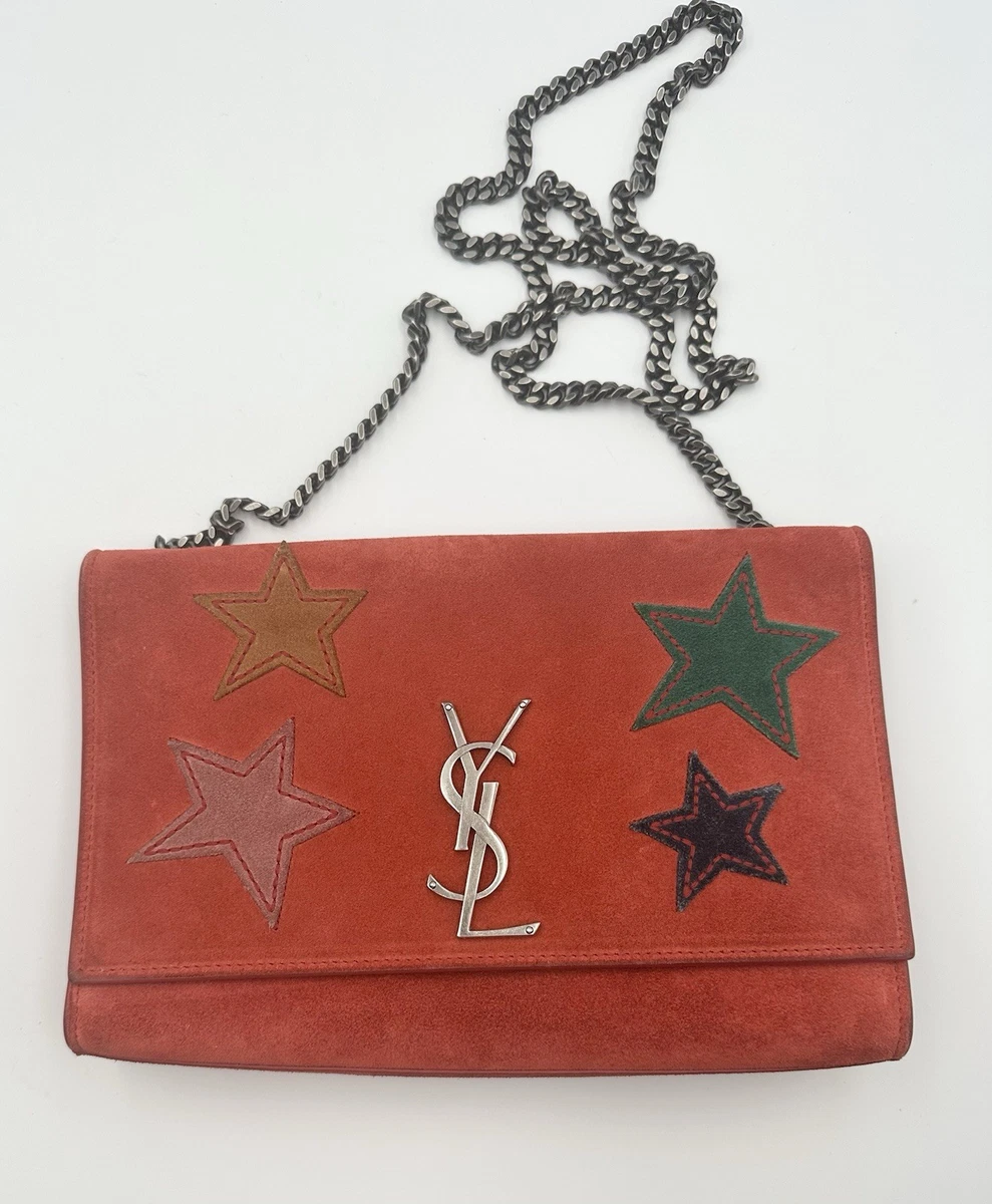 Saint Laurent Leather Exterior Red Bags & Handbags for Women for