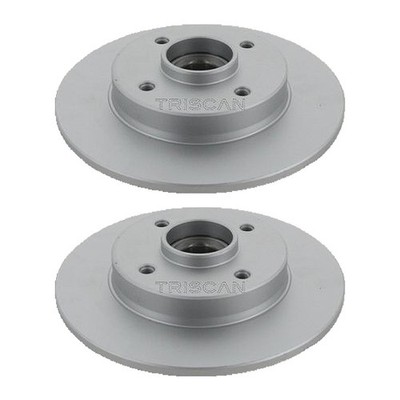 2 Bremsscheiben voll Ø 249 mm TRISCAN Bremsen-Expertise für u.a. PEUGEOT 208