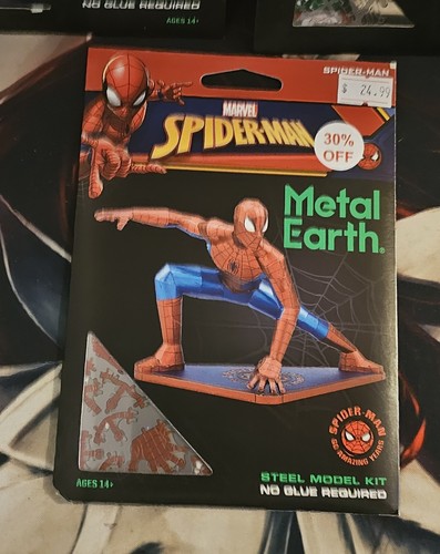 3-METAL EARTH 3D Metall Modellbausatz Konvolut Neu! Premium Series Spiderman, Transformer - Bild 5 von 7