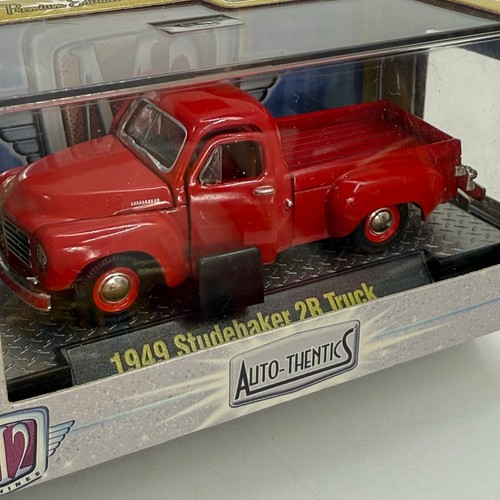 Red M2 Machines 1/64 Auto Thentics 1949 STUDEBAKER 2R Truck Diecast 32500 - Picture 1 of 9