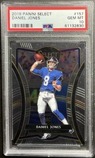 2019 Panini Select - Premier Level #157 Daniel Jones (RC) PSA 10