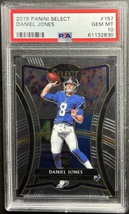 2019 Panini Select - Premier Level #157 Daniel Jones (RC) PSA 10