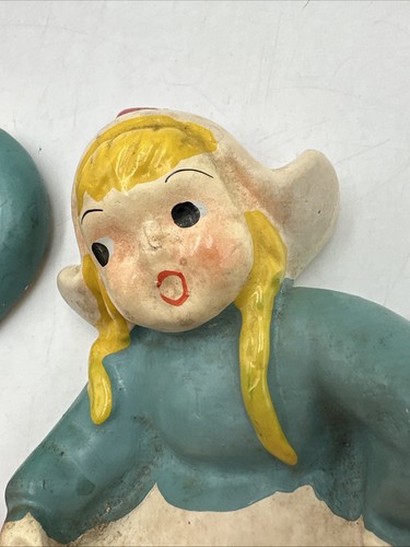 De colección Años 50 Tiza Holandesa Bailando Niño y Niña 7" Excelente Color Buen Estado - Imagen 24 de 24