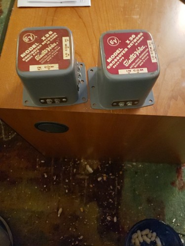 PAIR OF ELECTRO-VOICE X36 CROSSOVER NETWORKS 16 OHMS WORKS!