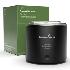 Ultrasonic Retainer Cleaner – Auto-Adjust 39-48kHz Electric Cleaner for Aligner