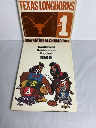 Vtg Southwest Conference Football UT Texas Longhorns National Champions 1969 - Picture 4 of 24