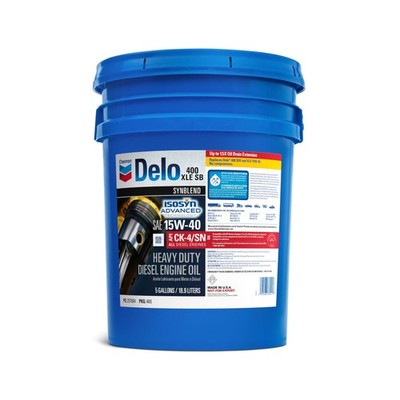 Delo 222290465 400 XLE Synthetic Blend 15W-40 Motor Oil - 5 Gallon Pail
