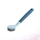 2STDoppel-FarbeTopfreinigungsbürste StielTragbarerPotDish