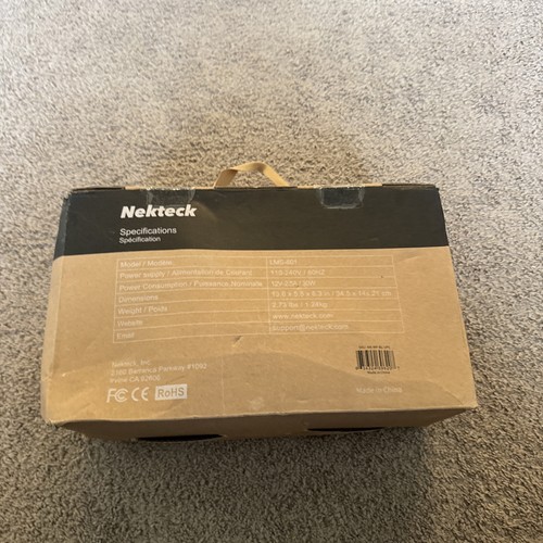 NEU Nekteck Shiatsu Nackenmassagegerät zur Schmerzlinderung Tiefengewebe mit Wärme - Bild 3 von 7