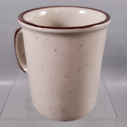 Vintage OTAGIRI Japan Speckled Stoneware MCM Retro Flower COFFEE MUG SET - Picture 4 of 21