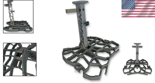 XOP Edge Green/Grey Tree Saddle - Adjustable Aluminum with Excellent Traction - Picture 2 of 8