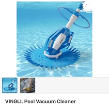 VINGLI Pool Vacuum Cleaner Automatic Sweeper Swimming Pool Creepy Crawler OPENBX