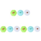 9 PCS Cartoon Silicone Cup Cover Cup Lids Sealed Silicone Mug Cover Drink Cup