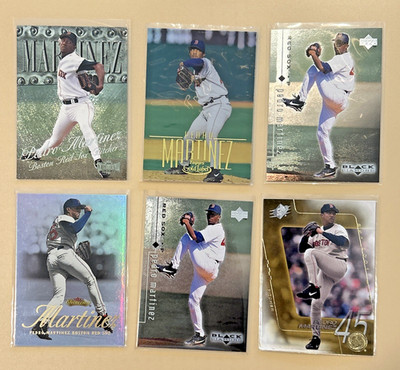 Pedro Martinez 23 Card Lot w/Inserts Base Boston Red Sox HOF 1996-2003