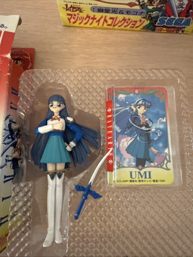 Magic Knight Rayearth Hikaru Umi Fuu Petit Mini Figur Puppen Klemme SEGA MIB Selten - Bild 10 von 12