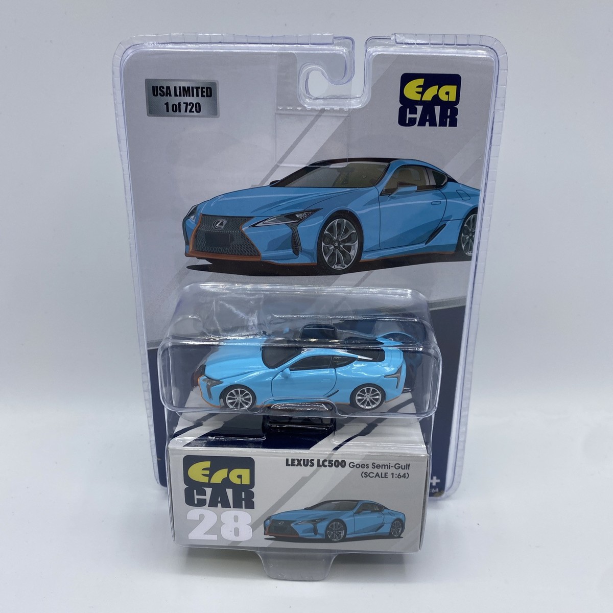 Era Car #28 - Lexus LC500 Goes Semi-Gulf - CHASE Version