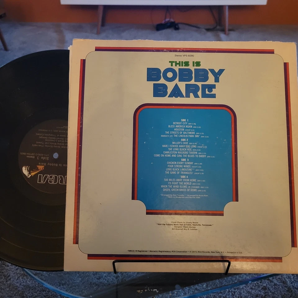 RCA Victor VSP 6090 - Bobby Bare This is Bobby Bare 2LP Gatefold VG+ - Image 2 of 2