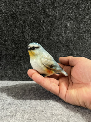 Vtg Ceramic Sparrow Bird Figure